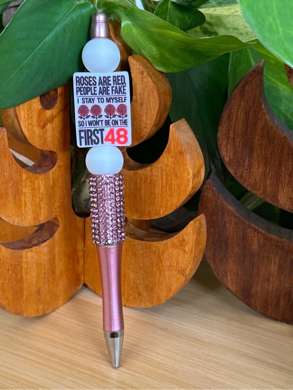 ✨ Handmade Beaded Pen Silicone Pen | Stylish Everyday Writing + Refill✨